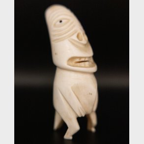 Hand-Carved Inuit Tupilak in Bone � Early 20th Century Greenland, 12 cm