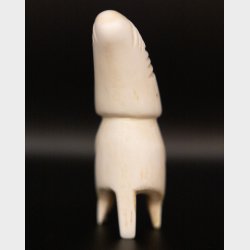 Hand-Carved Inuit Tupilak in Bone � Early 20th Century Greenland, 12 cm