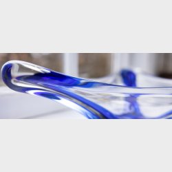 Vintage Lux Glass Austria Art Glass Bowl