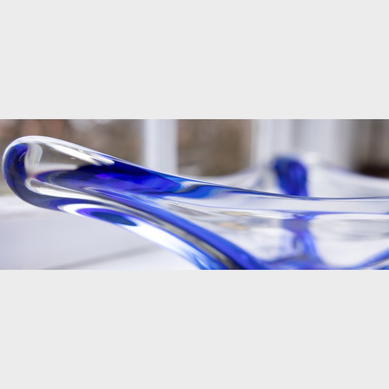 Vintage Lux Glass Austria Art Glass Bowl