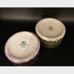 Set of 2 Handmade Studio Pottery Bowls � Multicolour Glaze (Hutschenreuther �Novum�, Germany)