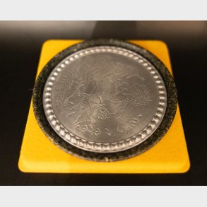 Israeli commemorative medal with Lion of Judah and Hebrew inscription