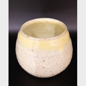Handmade Studio Pottery Vase with Textured Surface � Signed