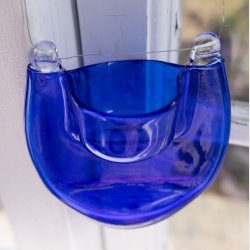 Handmade Danish Glass Hanging Vase &amp; Tealight Holder Set � Gudhjem Glasr�geri � Pernille Bastrup Design � 10 x 9.5 cm