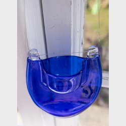 Handmade Danish Glass Hanging Vase &amp; Tealight Holder Set � Gudhjem Glasr�geri � Pernille Bastrup Design � 10 x 9.5 cm