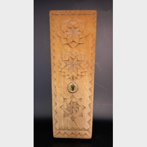 Hand-Carved Wooden Wall Hook � Folk Art Coat Rack � Decorative Scandinavian Wood Carving