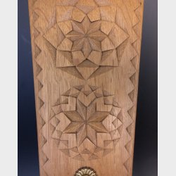 Hand-Carved Wooden Wall Hook � Folk Art Coat Rack � Decorative Scandinavian Wood Carving