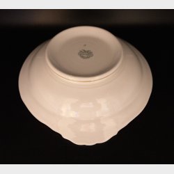 Antique Villeroy &amp; Boch Mettlach Porcelain Dinner Service, 69 Pieces, circa 1900�1930, White with Gilt Rim, Complete Table Setting for 12