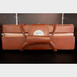 Vintage Yashica FX-D Quartz 35mm SLR Camera Kit � 50mm f/2 Lens + Telephoto Zoom Lenses, Sunpak Auto Zoom 3000 Flash &amp; Leather Hard Case (Japan, 1980s)