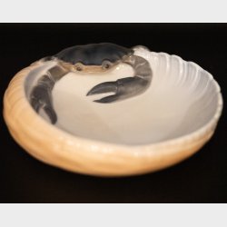 Bing &amp; Gr�ndahl Vintage Ceramic Crab Dish � Sculptural Danish Design