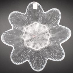 Holmegaard Glass Bowl � Floral Shaped Scandinavian Design � Made in Denmark