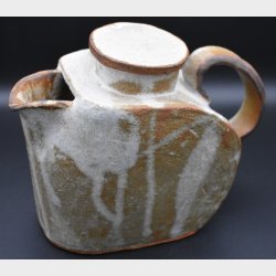 Vintage Danish Studio Pottery Jug / Vase � Rustic Stoneware with Drip Glaze