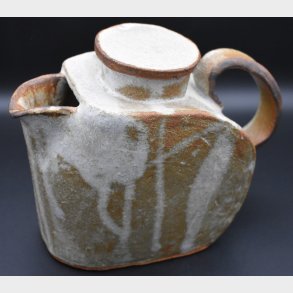 Vintage Danish Studio Pottery Jug / Vase � Rustic Stoneware with Drip Glaze