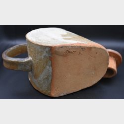 Vintage Danish Studio Pottery Jug / Vase � Rustic Stoneware with Drip Glaze