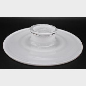 Classic Scandinavian Frosted Glass Candle Holder � Minimalist Danish Design � Vintage Modern Decor