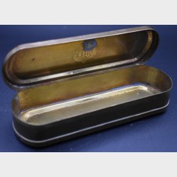 Antique Brass Case with Crest � Late 19th / Early 20th Century