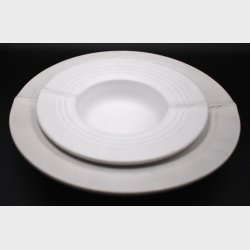 Minimalist Danish Ceramic Ashtray by S�holm