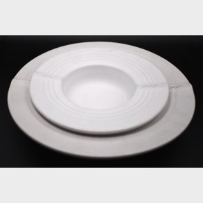 Minimalist Danish Ceramic Ashtray by S�holm