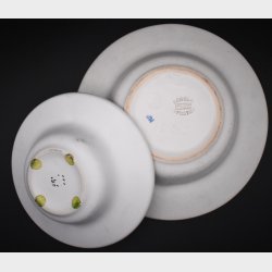 Minimalist Danish Ceramic Ashtray by S�holm