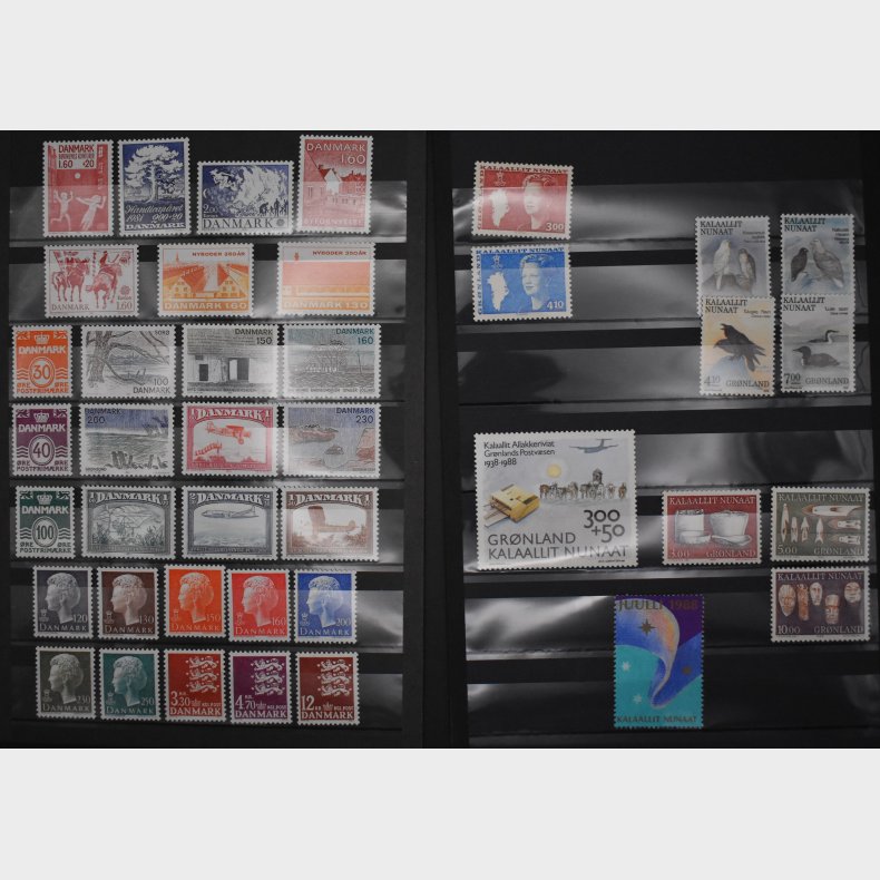 Vintage Greenland &amp; Denmark Stamp Collection Album � Extensive Philatelic Lot with Mounted Stamps