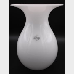 Holmegaard glass vase