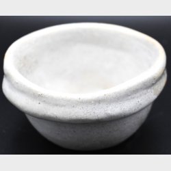 Handmade Studio Pottery Bowl / Rustic Minimalist Signed Ceramic Dish