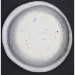 Handmade Studio Pottery Bowl / Rustic Minimalist Signed Ceramic Dish