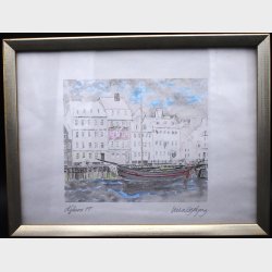 �Quiet Harbor at Nyhavn 17�