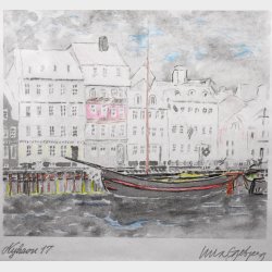 �Quiet Harbor at Nyhavn 17�