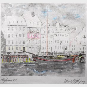 �Quiet Harbor at Nyhavn 17�