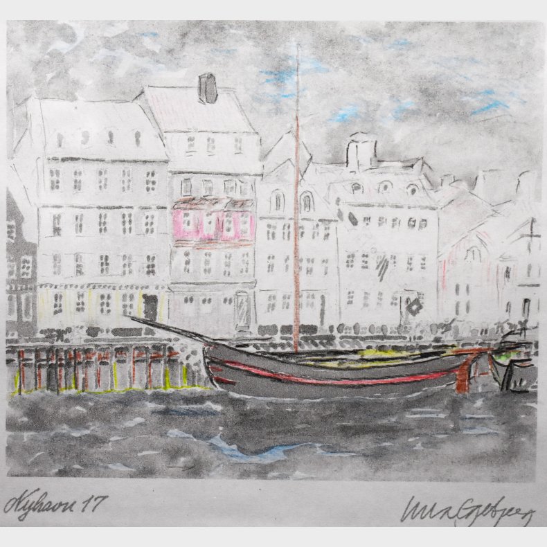 �Quiet Harbor at Nyhavn 17�