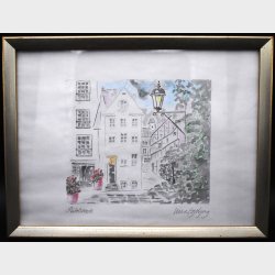 �Evening Glow on Pistolstr�de�