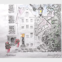 �Evening Glow on Pistolstr�de�