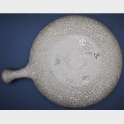 S�holm studio pottery candle holder or small chamber stick, Made in Denmark, Bornholm