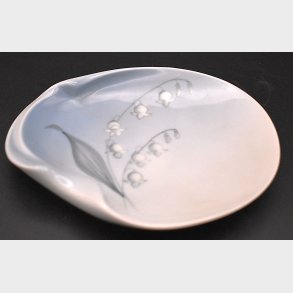 Small Bing & Gr�ndahl Porcelain Dish � Lily of the Valley Design