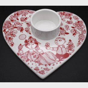Bj�rn Wiinblad Heart Candle Holder � Vintage Rosenthal Porcelain Love / Valentine Decor