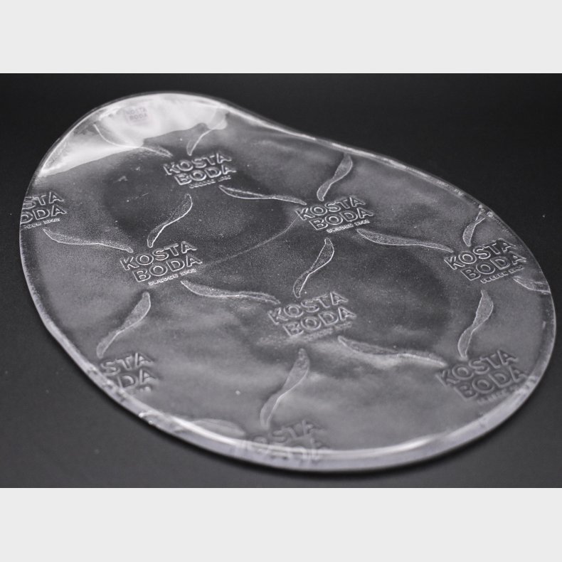 Kosta Boda Glass Dish � Frosted Scandinavian Design