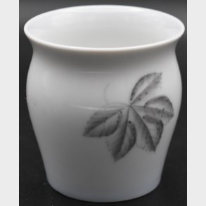 Royal Copenhagen Porcelain Cup with Hand-Painted Leaf Decoration � Model 183A