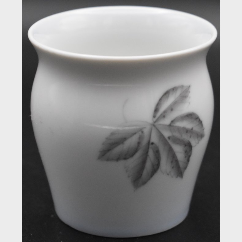Royal Copenhagen Porcelain Cup with Hand-Painted Leaf Decoration � Model 183A