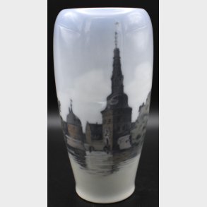 Royal Copenhagen Vase � Copenhagen City Scene, Denmark