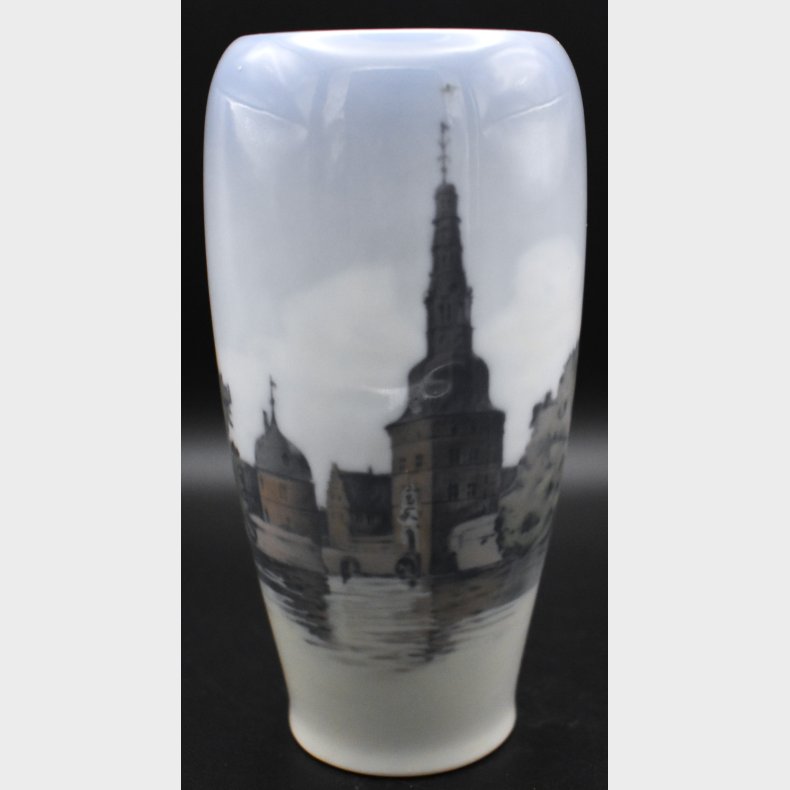 Royal Copenhagen Vase � Copenhagen City Scene, Denmark