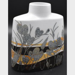 Royal Copenhagen Art Vase � Abstract Floral Design, Denmark 1960s�70s