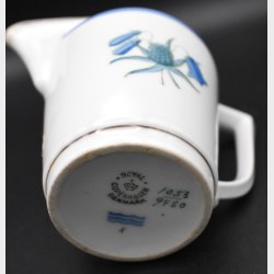 Royal Copenhagen Porcelain Creamer � Blue Flower Motif (Pattern No. 1033)