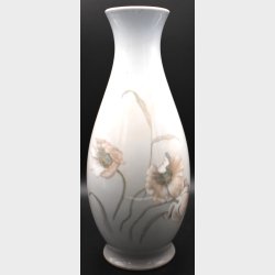 Royal Copenhagen Hand-Painted Vase � Floral Design (Model 2760/505)