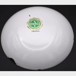 Ghedina Porcelain Bowl � Blue &amp; Gold Floral Design � Austrian Vintage (Innsbruck)