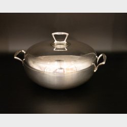 Vintage Silver-Plated Lidded Bowl / Serving Dish