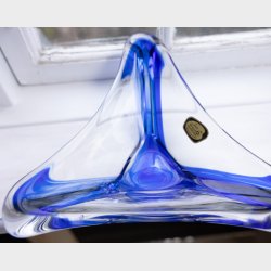 Vintage Lux Glass Austria Art Glass Bowl